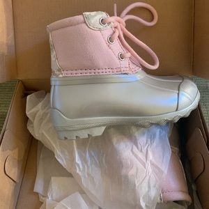 Sperry Port Boot Pink Camo Toddler Girls 7